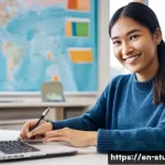 해외연수코디네이터 구인구직 정보 - **Prompt 1: The Guiding Mentor**
    A friendly and approachable overseas study coordinator, a woman...